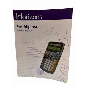 Horizons‎ Pre-Algebra Teacher's Guide